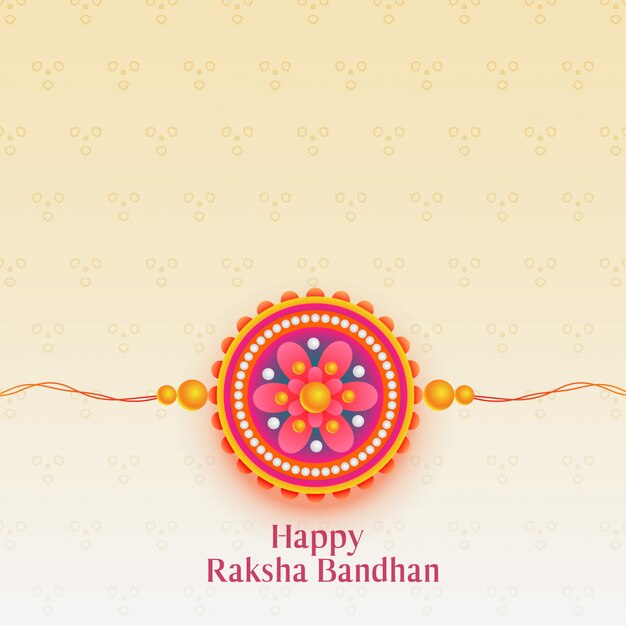 Hermoso festival de raksha bandhan
