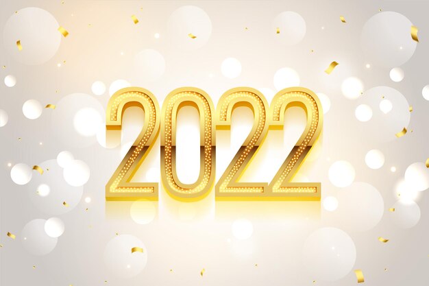 Hermoso fondo de celebración feliz año nuevo 2022
