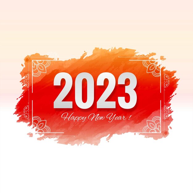 Hermoso fondo de celebración navideña de tarjeta 2023