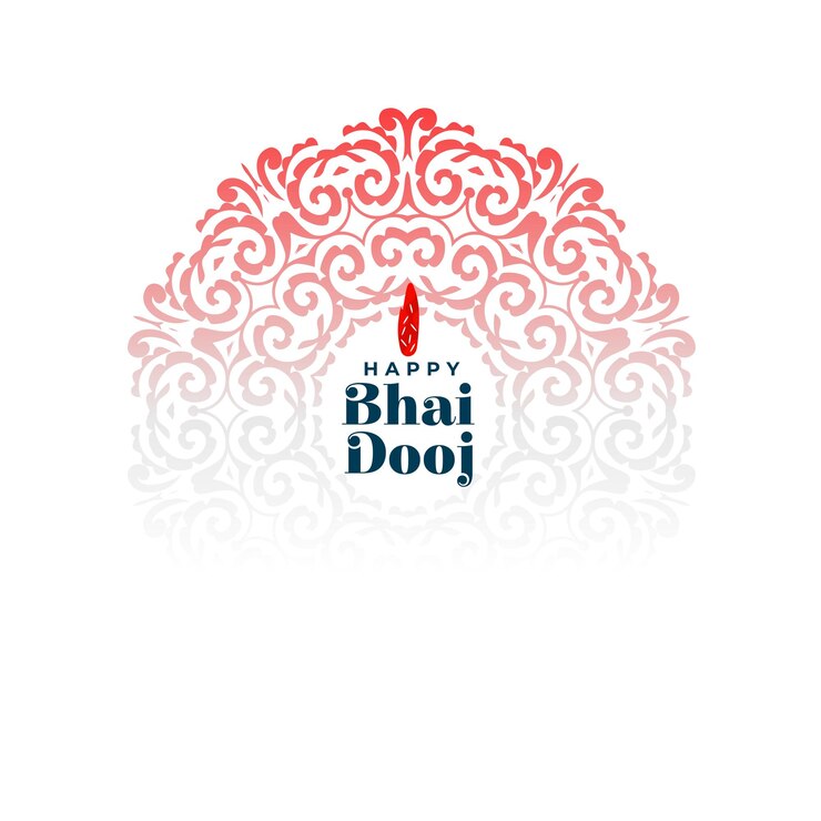Vector gratuito hermoso fondo del evento bhai dooj un festival de hermano y hermana vector