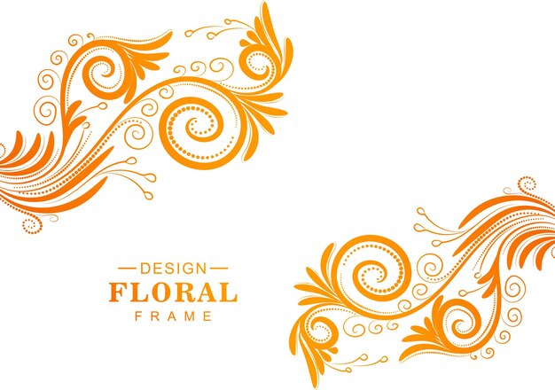 Hermoso fondo floral colorido decorativo