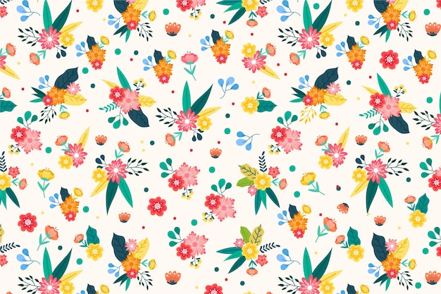 Hermoso fondo floral ditsy