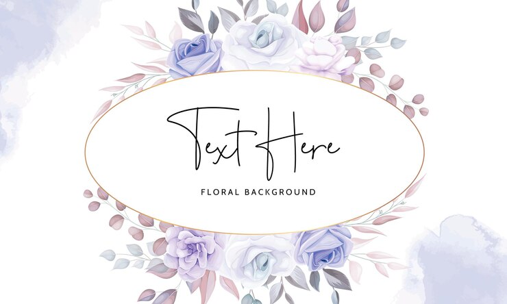 Hermoso fondo floral con flores de color púrpura suave