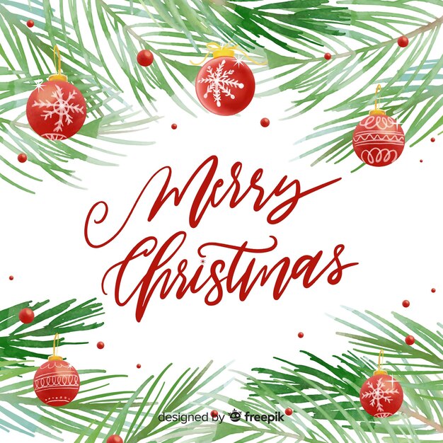 Hermoso fondo de hojas de navidad