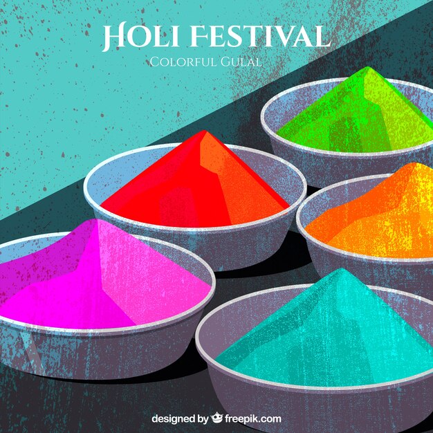 Hermoso fondo de holi