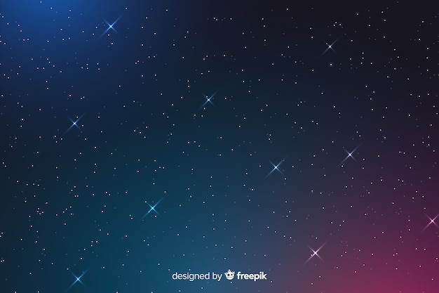 Hermoso fondo de noche estrellada