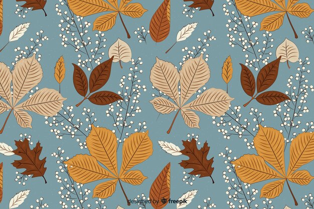 Hermoso fondo otoño vintage