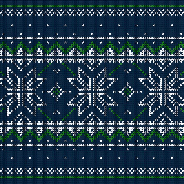Hermoso fondo de pantalla con patrón de navidad de punto
