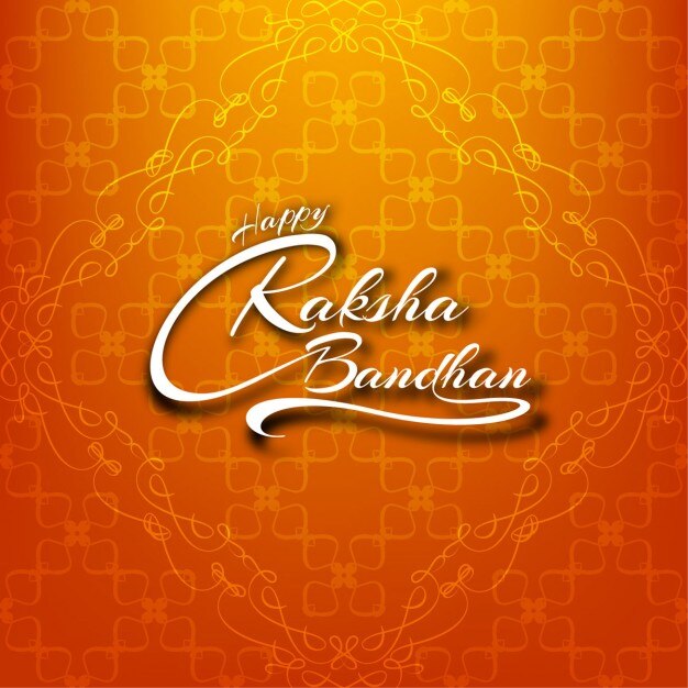 Hermoso fondo raksha bandhan feliz