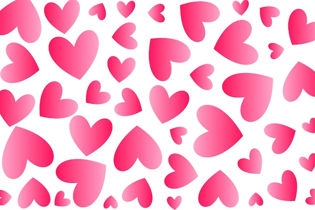 hermoso patrón de corazón de amor telón de fondo para el día de San Valentín