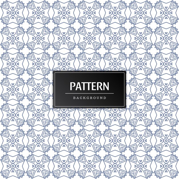 Hermoso patrón sin costuras