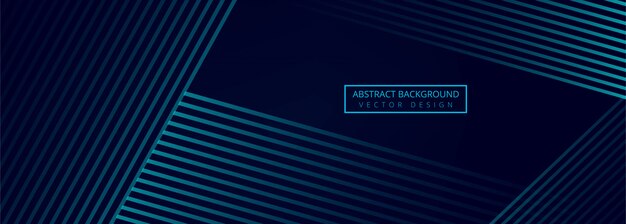 Hermoso vector de banner geométrico creativo