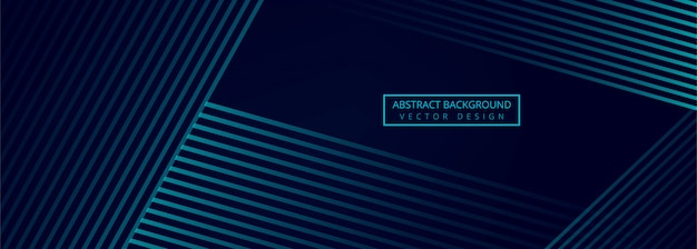 Hermoso vector de banner geométrico creativo