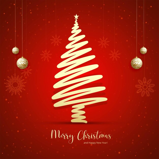 Hermosos diseños de plantillas de tarjetas de felicitación de Feliz Navidad