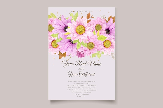 Vector gratuito hermosos fondos florales de primavera y verano y diseño de tarjetas de marco