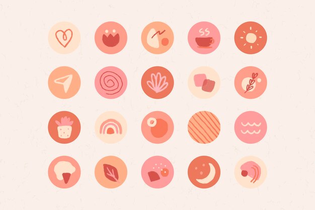 Historia de Instagram destaca el conjunto de iconos