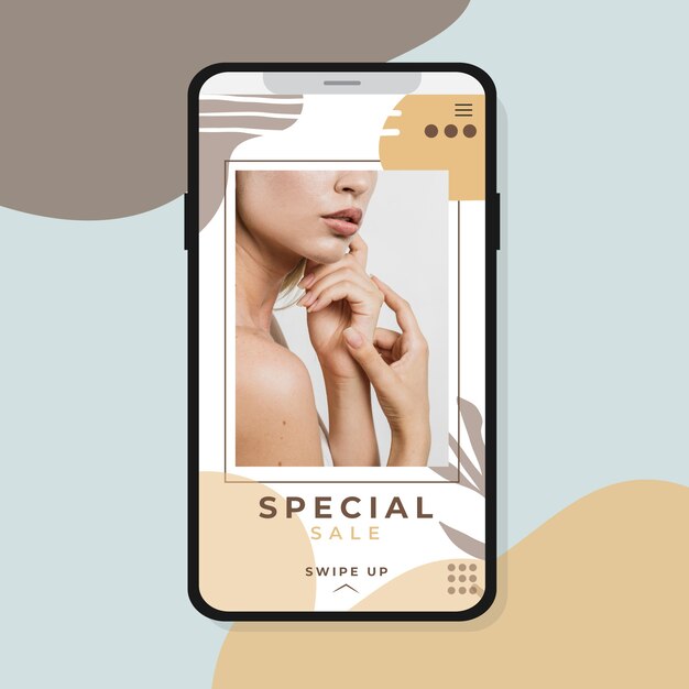 Historia de Instagram con venta especial
