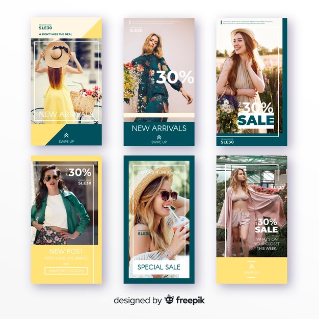 Historias de instagram de compras de ropa