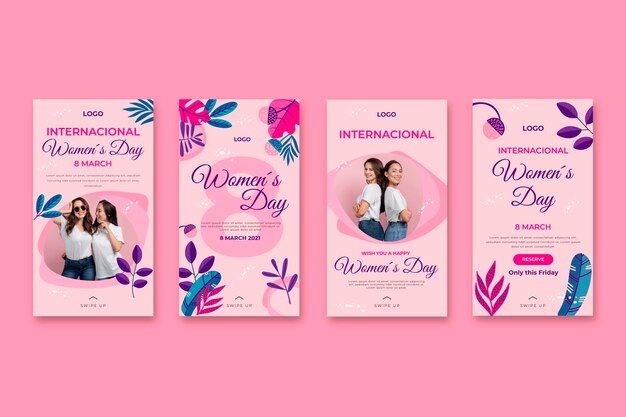 Historias de instagram del día internacional de la mujer