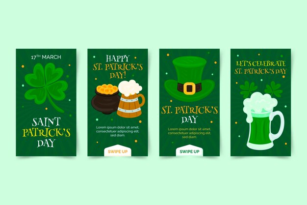 Historias de instagram del día de san patricio