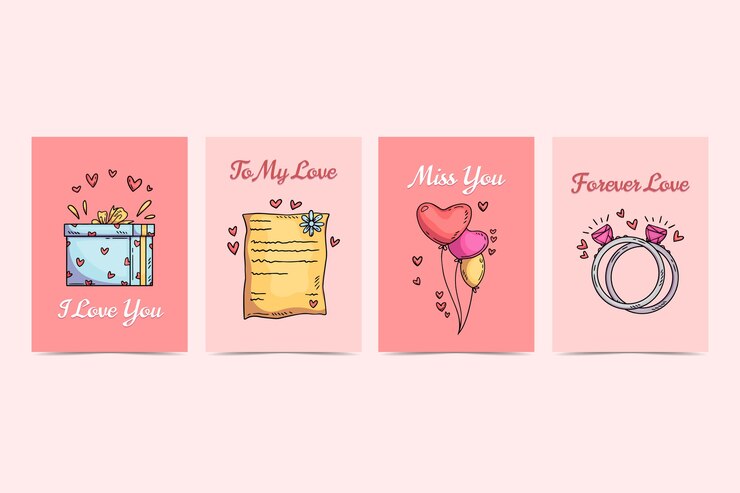 Vector gratuito historias de instagram del día de san valentín.