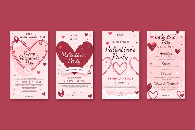 Historias de instagram de san valentín