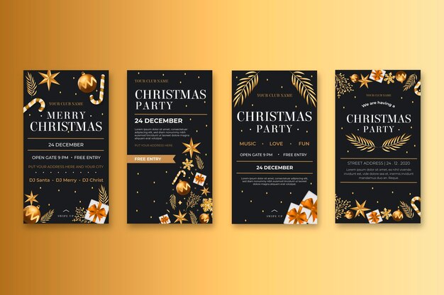 Historias navideñas de instagram