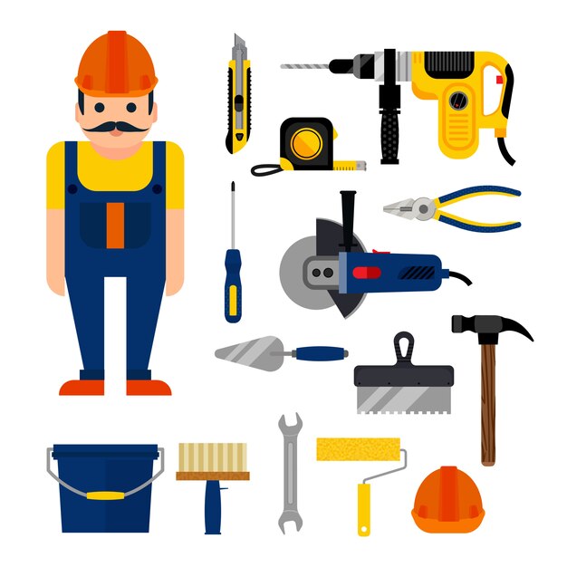 El hogar bricolaje repara el poder