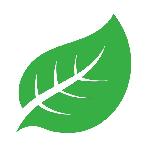 Hoja de glifo verde
