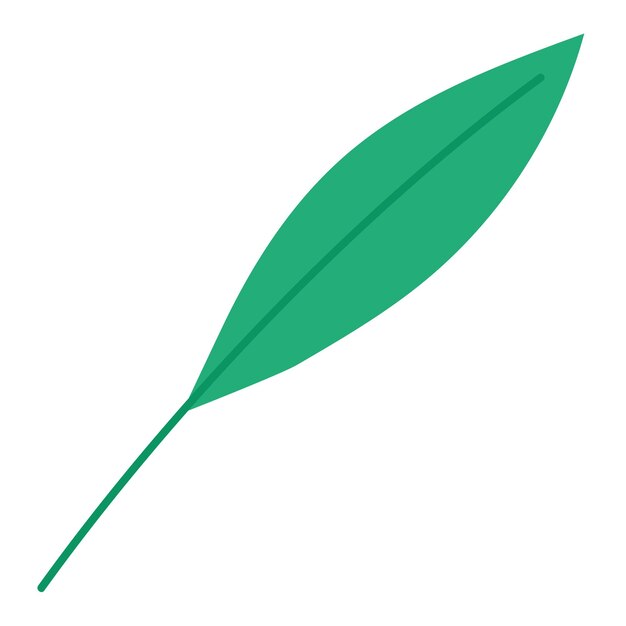 hoja de planta verde