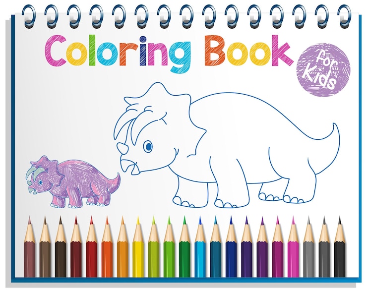 Vector gratuito hoja de trabajo de libro para colorear para niños