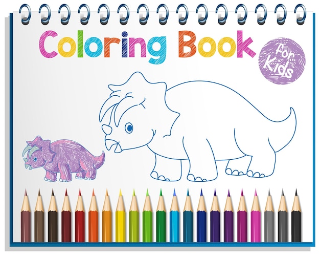 Hoja de trabajo de libro para colorear para niños