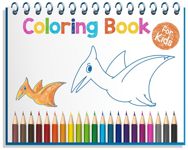 Hoja de trabajo de libro para colorear para niños