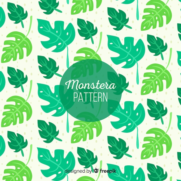 Vector gratuito hojas de monstera