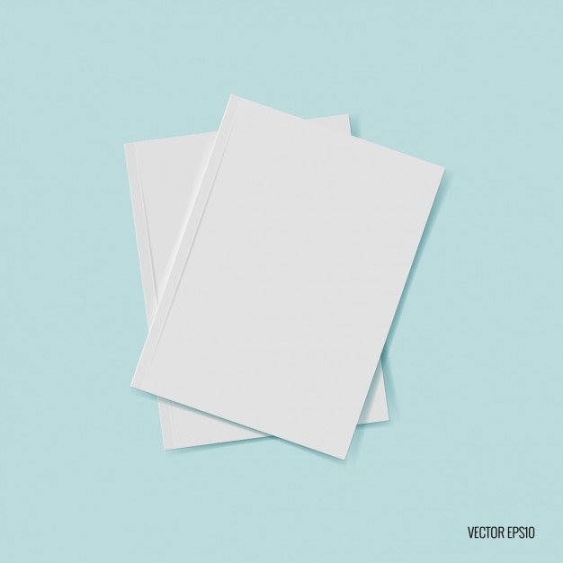 Hojas de papel en blanco