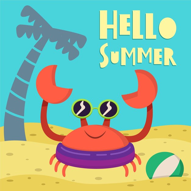 Hola concepto de verano