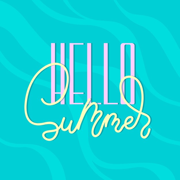 Hola letras de verano