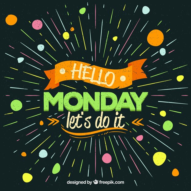 Hola lunes a todo color