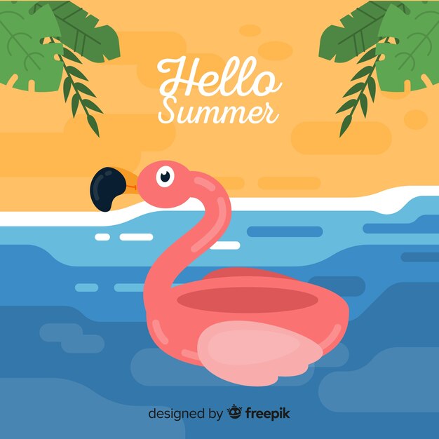 Hola verano de fondo