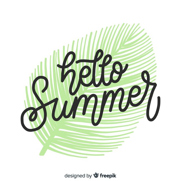Hola verano de fondo