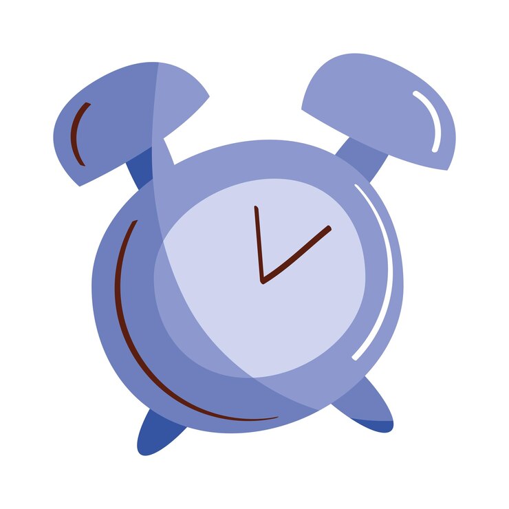 Vector gratuito hora del despertador