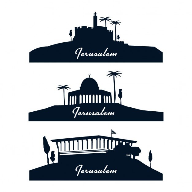 Vector gratuito horizonte de jerusalén