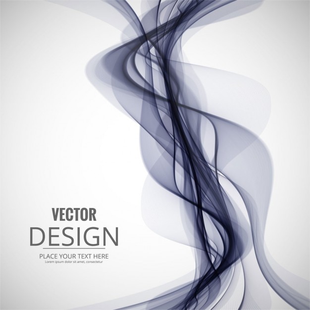 Vector gratuito humo gris sobre fondo blanco