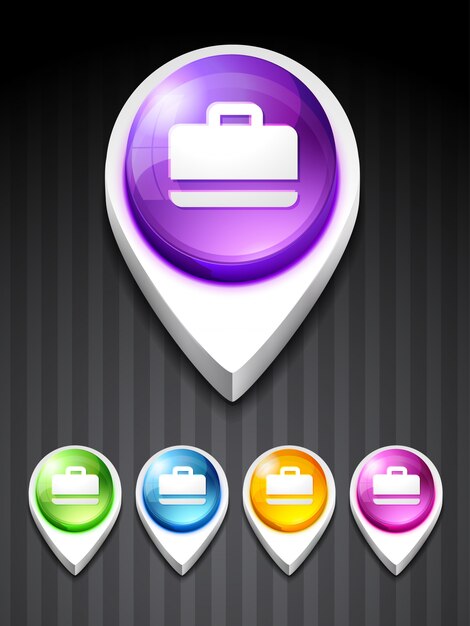 Icono 3d de equipaje