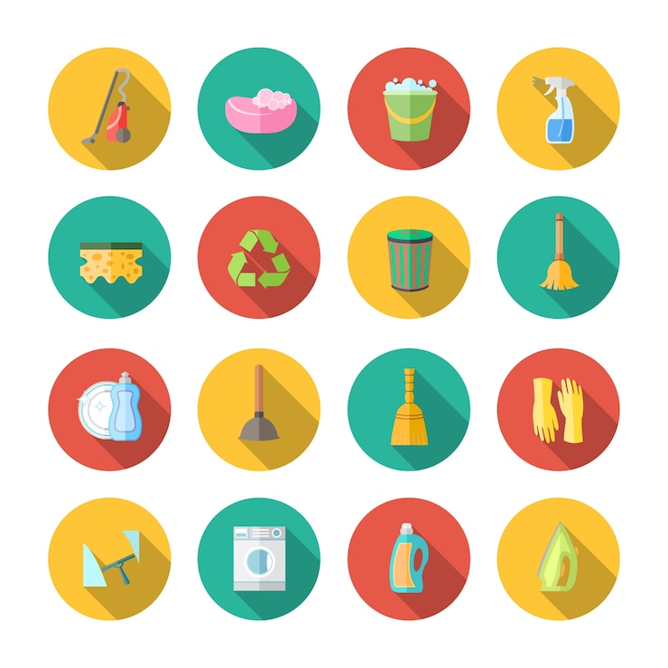 Vector gratuito icono acerca de la limpieza