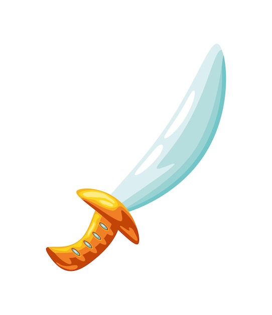 icono aislado de la espada de un objeto de videojuego