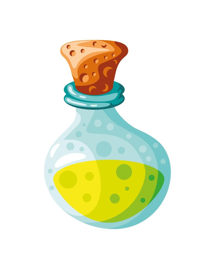 Vector gratuito icono aislado de la poción de un objeto de videojuego
