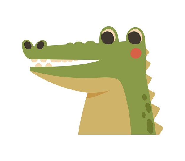 icono de animal cocodrilo diseño aislado
