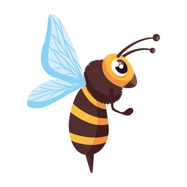 icono de animal de insecto de abeja silvestre
