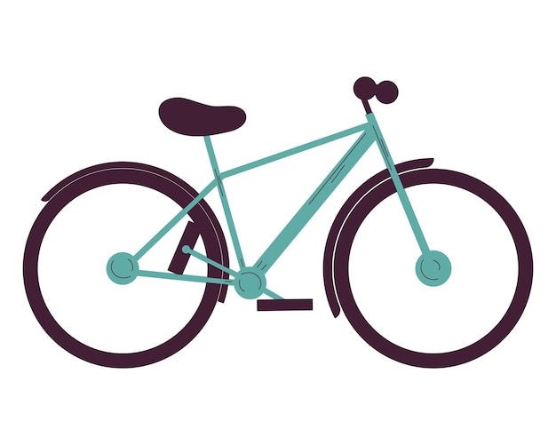 icono de bicicleta a exceso de velocidad